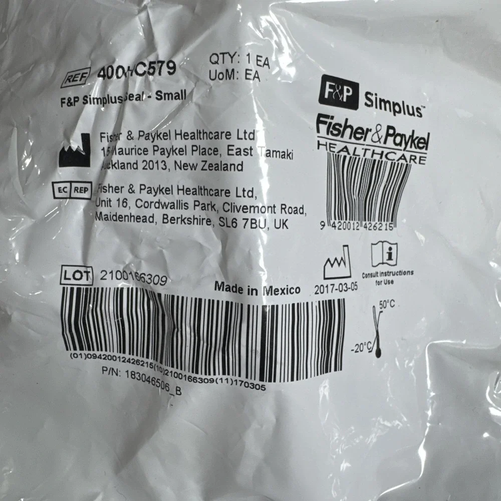 Set Of 4 Fisher & Paykel 400HC579 Replacement Seal For Simplus, Size: Small
